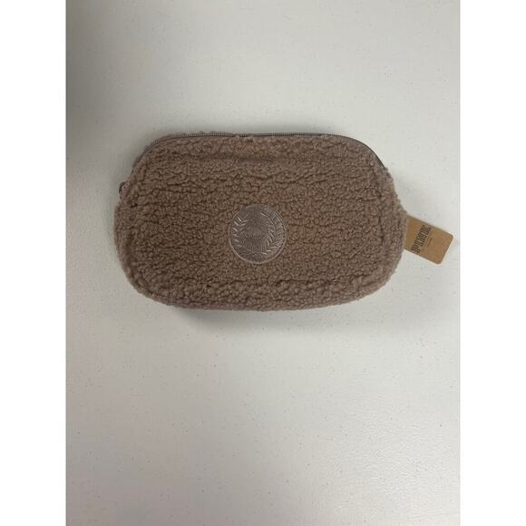 NEW Cross Body Bag Victoria Secret Teddy Fur Plush Taupe - Picture 2 of 9